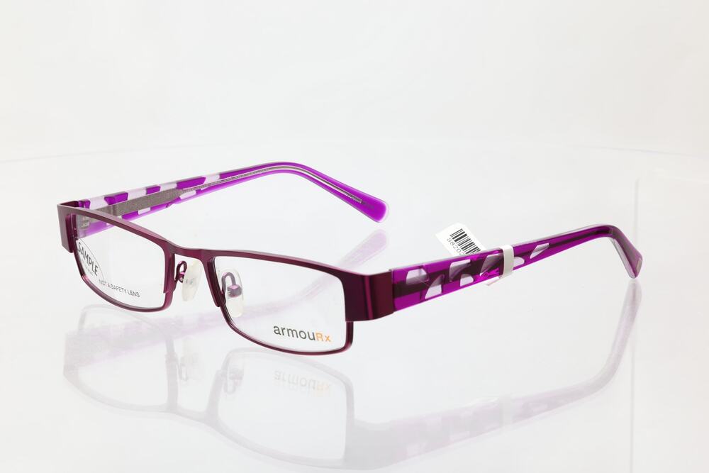 ArmouRx 7017 PRP 52-17-135mm Eyeglass FRAMES ONLY - NEW WITH DEFECTS - READ